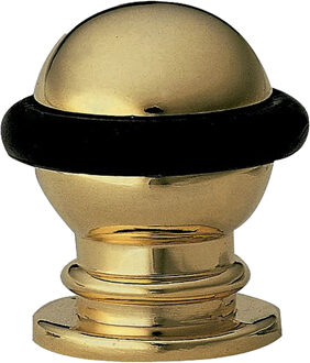 amig Deurstopper/deurbuffer - 1x - D22mm - inclusief schroeven - goud - Deurstoppers Goudkleurig