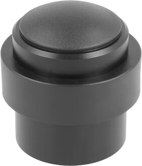 amig Deurstopper/deurbuffer - 1x - D30mm - inclusief schroeven - mat zwart