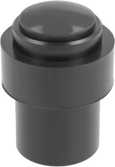 amig Deurstopper/deurbuffer - 1x - D30mm - inclusief schroeven - mat zwart