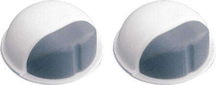 amig Deurstopper/deurbuffer - 2x - D50mm - zelfklevend - wit  - Deurstoppers