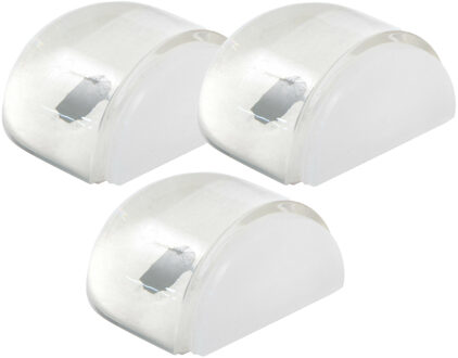 amig Deurstopper/deurbuffer - 3x - D42mm - zelfklevend - transparant