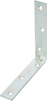 amig hoekankers/stoelhoeken - 16x - verzinkt staal - breedte 1.9cm - lengte 2 x 10cm