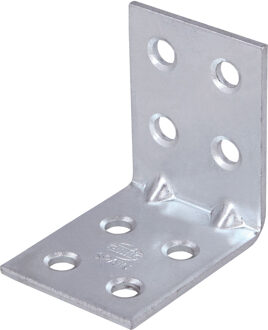 amig hoekankers/stoelhoeken - 16x - verzinkt staal - breedte 3cm - lengte 2 x 4cm