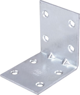 amig hoekankers/stoelhoeken - 16x - verzinkt staal - breedte 4cm - lengte 2 x 5cm