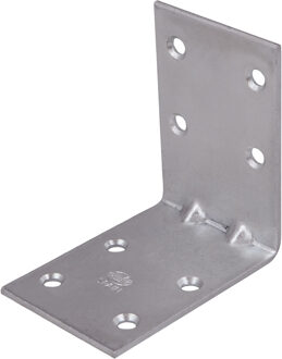 amig hoekankers/stoelhoeken - 16x - verzinkt staal - breedte 4cm - lengte 2 x 6cm