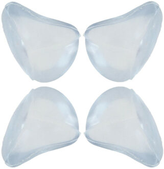 amig Hoekbeschermers - 24x - met plakbevestiging - transparant - pvc - kind bescherming scherpe hoek