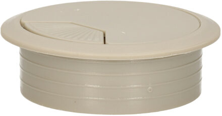 amig Kabeldoorvoer - kunststof dop met opening - Dia 60 mm x H20 mm - grijs