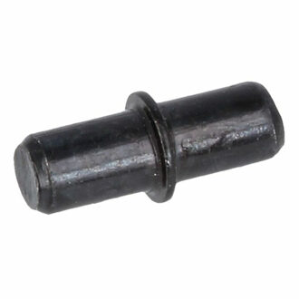 amig Kastplankdragers/steunen - 8x stuks - metaal - zwart - D5 x L16 mm