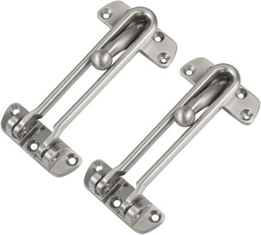 amig kierstandhouder - 2x - 120mm - mat zilver - incl schroeven - inbraakbeveiliging