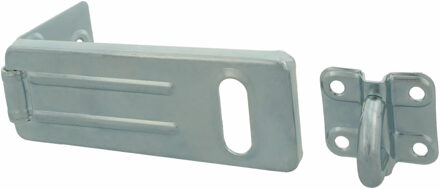 amig Overvalsluiting/kistoverval - 1x - voor hangsloten - 118 x 45mm - verzinkt staal