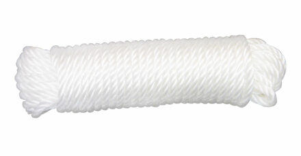 amig paracord touw - 10 meter - D5mm - 110kg - polypropyleen - wit - Touw