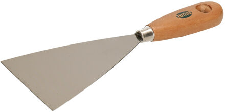 amig Plamuurmes - werkbreedte 100 mm - conisch geslepen staal - houten greep
