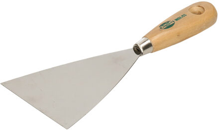 amig Plamuurmes - werkbreedte 100 mm - roestvrij staal - houten greep