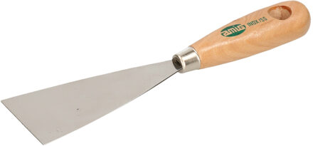 amig Plamuurmes - werkbreedte 60 mm - roestvrij staal - houten greep