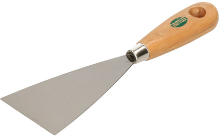 amig Plamuurmes - werkbreedte 70 mm - conisch geslepen staal - houten greep