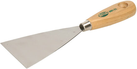 amig Plamuurmes - werkbreedte 80 mm - roestvrij staal - houten greep