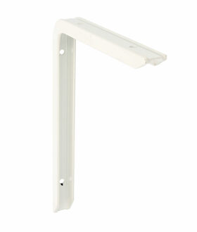 amig Plankdrager/planksteun - aluminium - gelakt wit - H150 x B100 mm - max gewicht 90 kg