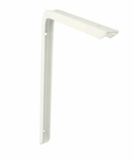 amig Plankdrager/planksteun - aluminium - gelakt wit - H300 x B200 mm - max gewicht 30 kg