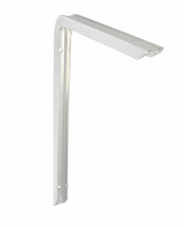 amig Plankdrager/planksteun - aluminium - gelakt zilver - H350 x B200 mm - max gewicht 45 kg