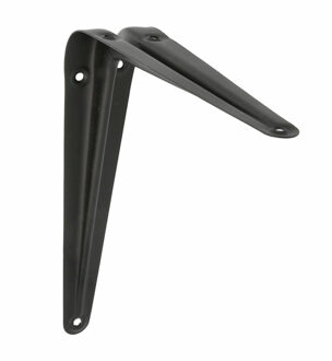 amig Plankdrager/planksteun - metaal - zwart - H225 x B200 mm