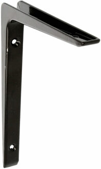 amig Plankdrager/planksteun van aluminium - gelakt zwart - H150 x B100 mm