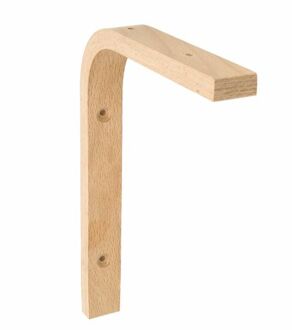 amig Plankdrager/planksteun van hout - lichtbruin - H200 x B150 mm - Plankdragers