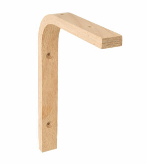amig Plankdrager/planksteun van hout - lichtbruin - H250 x B200 mm