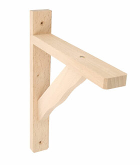 amig Plankdrager/planksteun van hout - lichtbruin - H320 x B280 mm - Tot 105 kg