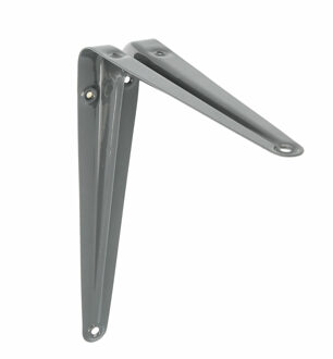 amig Plankdrager/planksteun van metaal - gelakt grijs - H200 x B150 mm