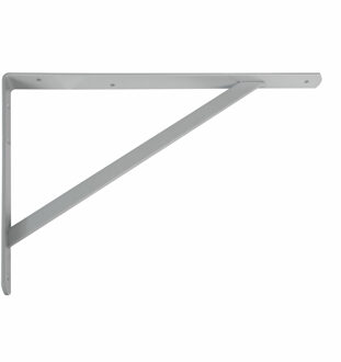 amig Plankdrager/planksteun van metaal - gelakt grijs - H250 x B200 mm - Tot 320 kg