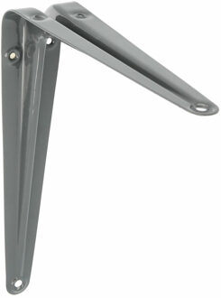 amig Plankdrager/planksteun van metaal - gelakt grijs - H250 x B200 mm