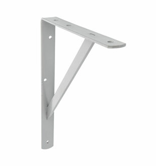 amig Plankdrager/planksteun van metaal - gelakt grijs - H500 x B325 mm - Tot 185 kg