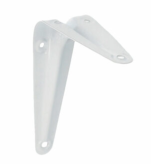 amig Plankdrager/planksteun van metaal - gelakt wit - 100 x 125 mm