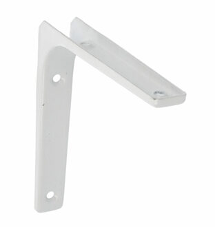 amig Plankdrager/planksteun van metaal - gelakt wit - H125 x B125 mm