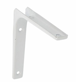 amig Plankdrager/planksteun van metaal - gelakt wit - H150 x B200 mm