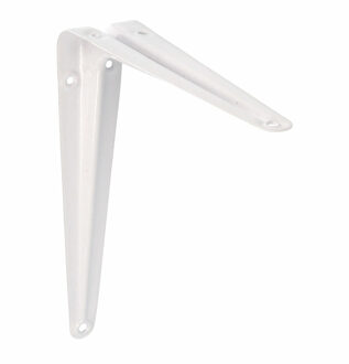 amig Plankdrager/planksteun van metaal - gelakt wit - H175 x B150 mm