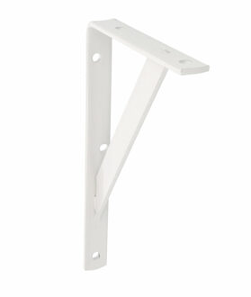 amig Plankdrager/planksteun van metaal - gelakt wit - H200 x B125 mm - Tot 320 kg