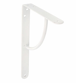 amig Plankdrager/planksteun van metaal - gelakt wit - H200 x B150 mm - Tot 105 kg