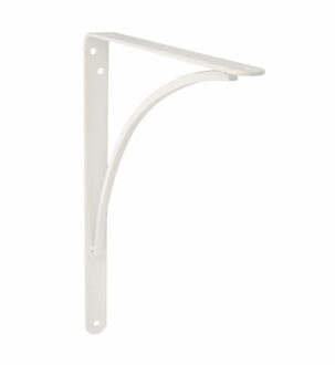 amig Plankdrager/planksteun van metaal - gelakt wit - H200 x B150 mm - Tot 75 kg