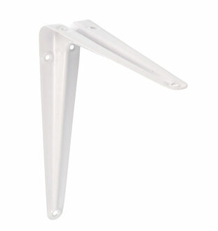 amig Plankdrager/planksteun van metaal - gelakt wit - H200 x B150 mm
