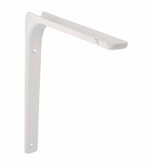 amig Plankdrager/planksteun van metaal - gelakt wit - H250 x B300 mm