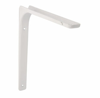 amig Plankdrager/planksteun van metaal - gelakt wit - H250 x B350 mm