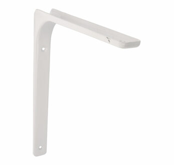 amig Plankdrager/planksteun van metaal - gelakt wit - H300 x B400 mm