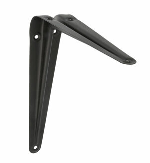 amig Plankdrager/planksteun van metaal - gelakt zwart - H175 x B150 mm