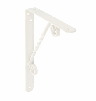 amig Plankdrager/steun/beugel Decoratief - metaal - wit - H150 x B125 mm - Tot 145 kg