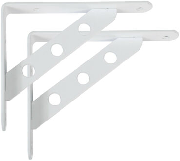amig Plankdrager/steun Heavy Support - 2x - metaal - wit - H250 x B195 mm - Tot 330 kg