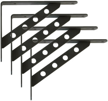 amig Plankdrager/steun Heavy Support - 4x - metaal - zwart - H300 x B240 mm - Tot 260 kg