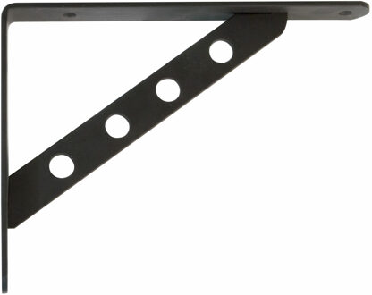 amig Plankdrager/steun Heavy Support - metaal - zwart - H300 x B240 mm - Tot 260 kg