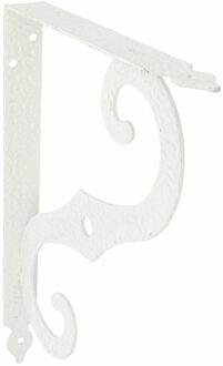 amig Plankdrager/steun/muurbeugel Barok - metaal - wit - H250 x B190 mm - Tot 100 kg