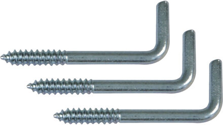 amig Schroefhaken - 78x - staal - 30 mm - zilver - DHZ ijzerwaren - A merk kwaliteit
